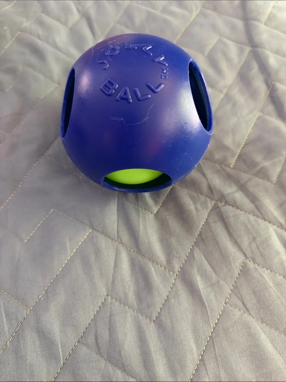 Jolly Pets Teaser Ball Dog Toy, Blue, 4.5-in